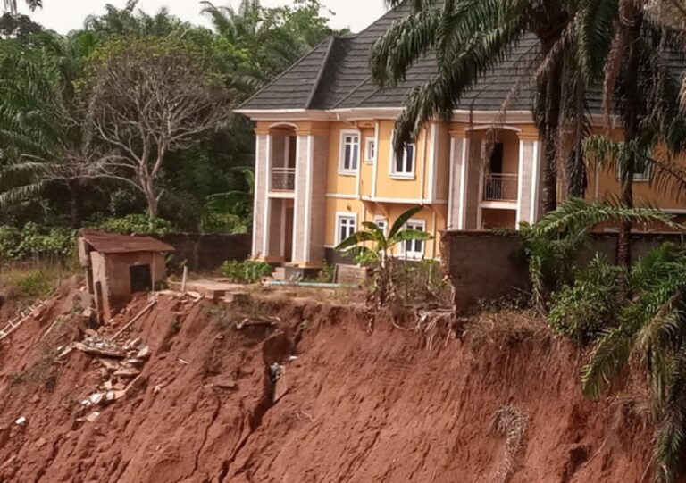 Gully erosion claims driver’s life in Anambra community