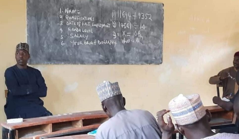 Drama As Zulum Conducts Impromptu Test For Teachers