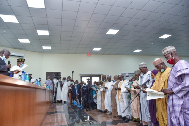 Gov Bala Mohd Swears In HOS, Permanent Secretaries, Others