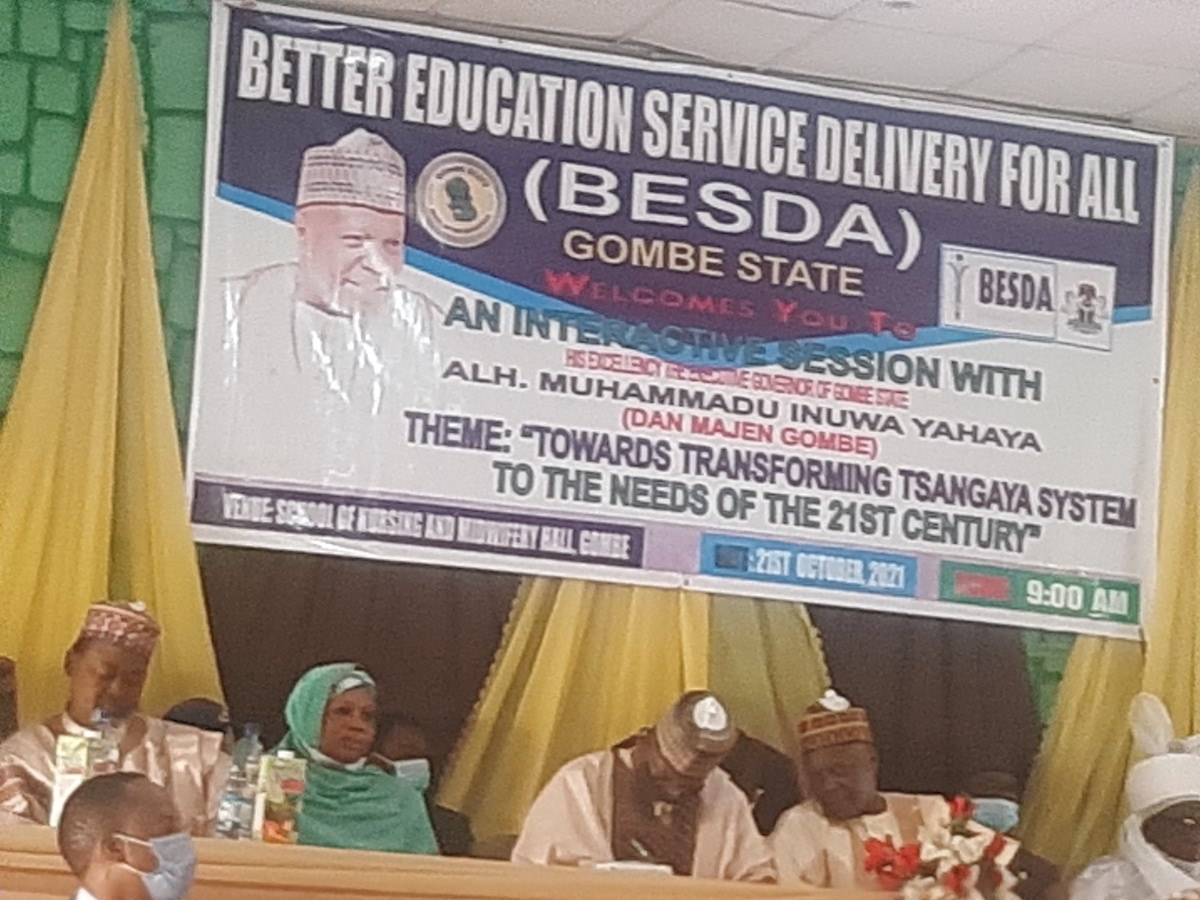 Gombe Gov Lays Foundation For Building Of Tsangaya Mega School In Gombe 247ureports Com