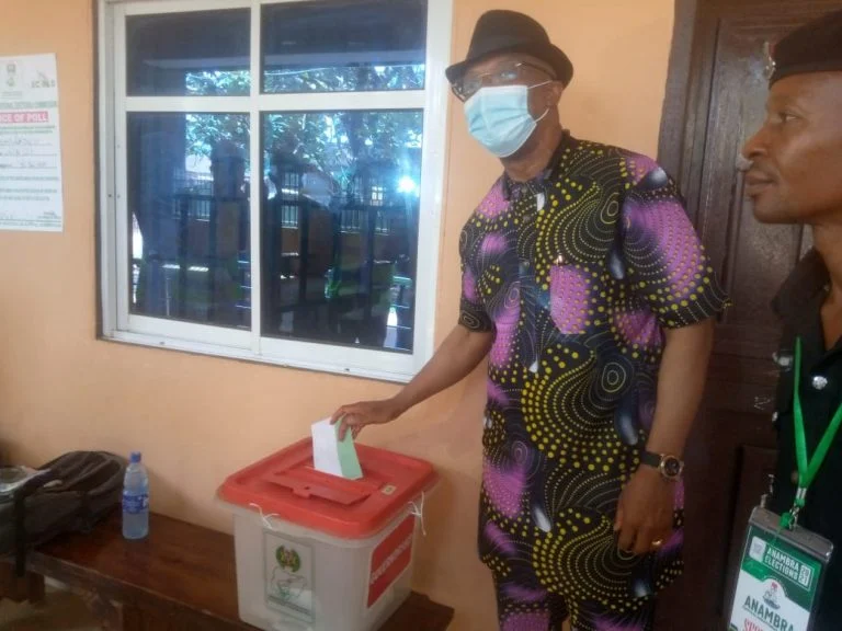 Anambra Decides: Deputy gov Okeke votes, says process transparent