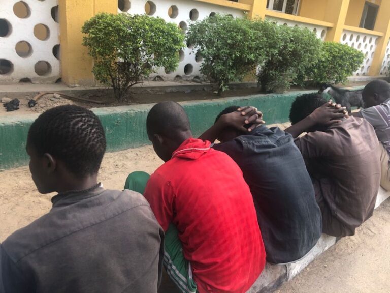 Police Parade a University Student Who Raped Four Minors in Maiduguri