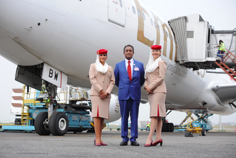 Emirates Lands In Nigeria In Style