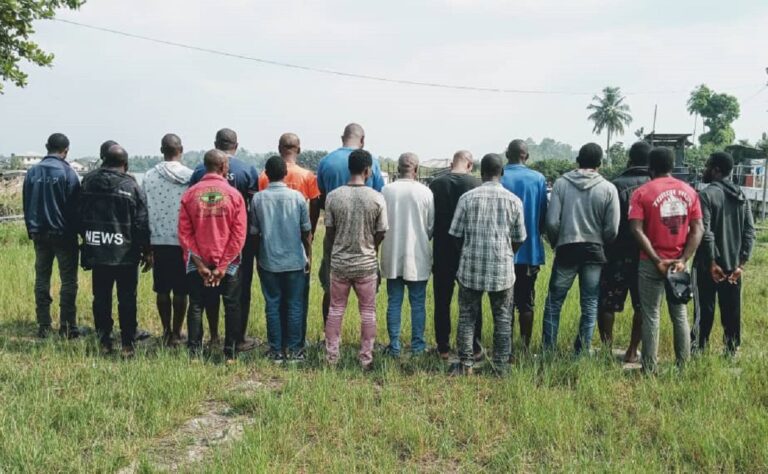 EFCC Grills 22 Suspected Oil Thieves in Port Harcourt