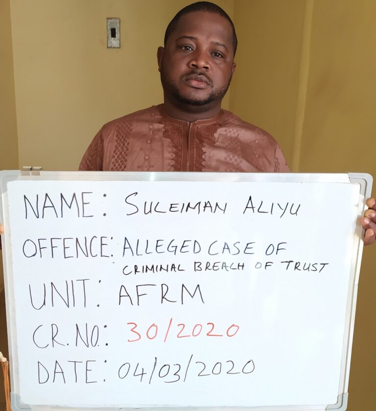 EFCC Arraigns Rice Agent for N6m Fraud