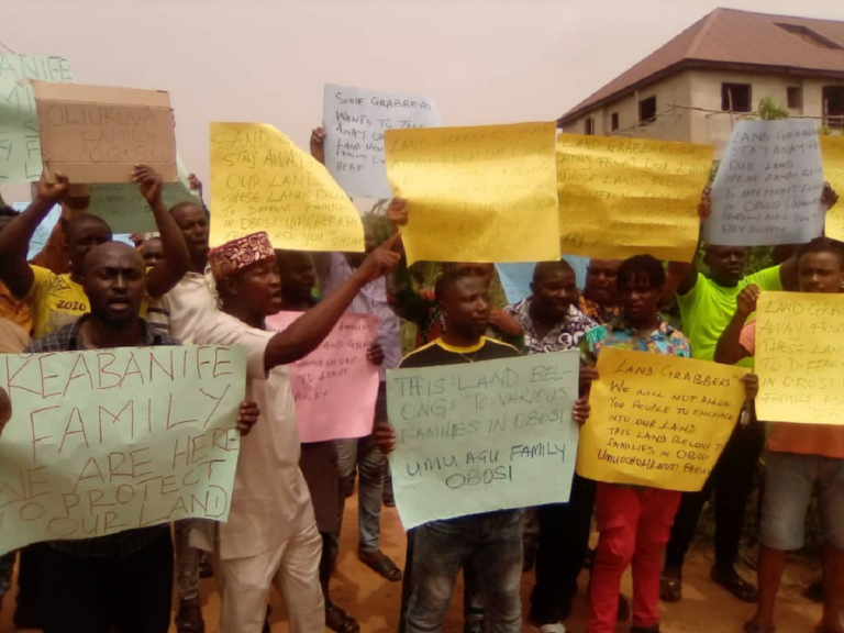 Steer clear of our family lands, Obosi family land owners warn land grabbers