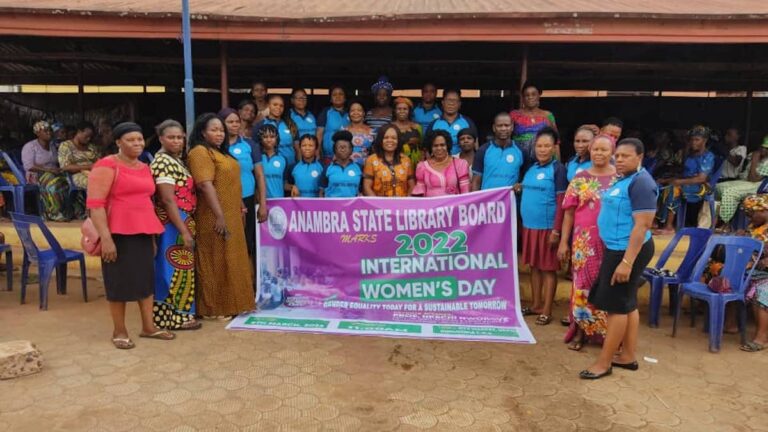 Anambra State Library Takes Int’l Women’s Day Celebration to Ukpo Community