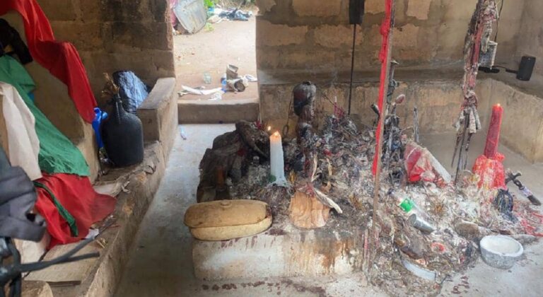 Troops Dislodge Unknown Gunmen in Anambra, Recover Guns, Charms, Coffin