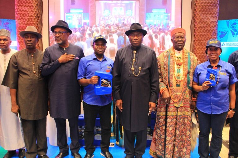 Jonathan, Sylva Perform Groundbreaking of Lubricant Plant in Bayelsa