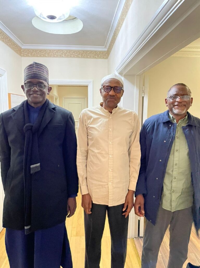 Buni meets Buhari in London