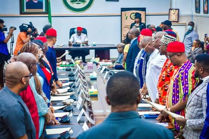 In Awka, Soludo Swears-in 20 Commissioners, One Special Adviser