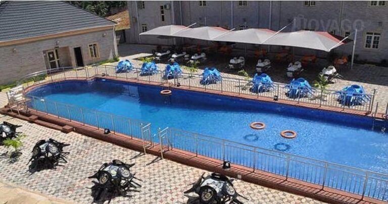 One Drowns, As Flood Wreaks Havoc at Anambra Hotel, Sacks Swimmers [VIDEO]