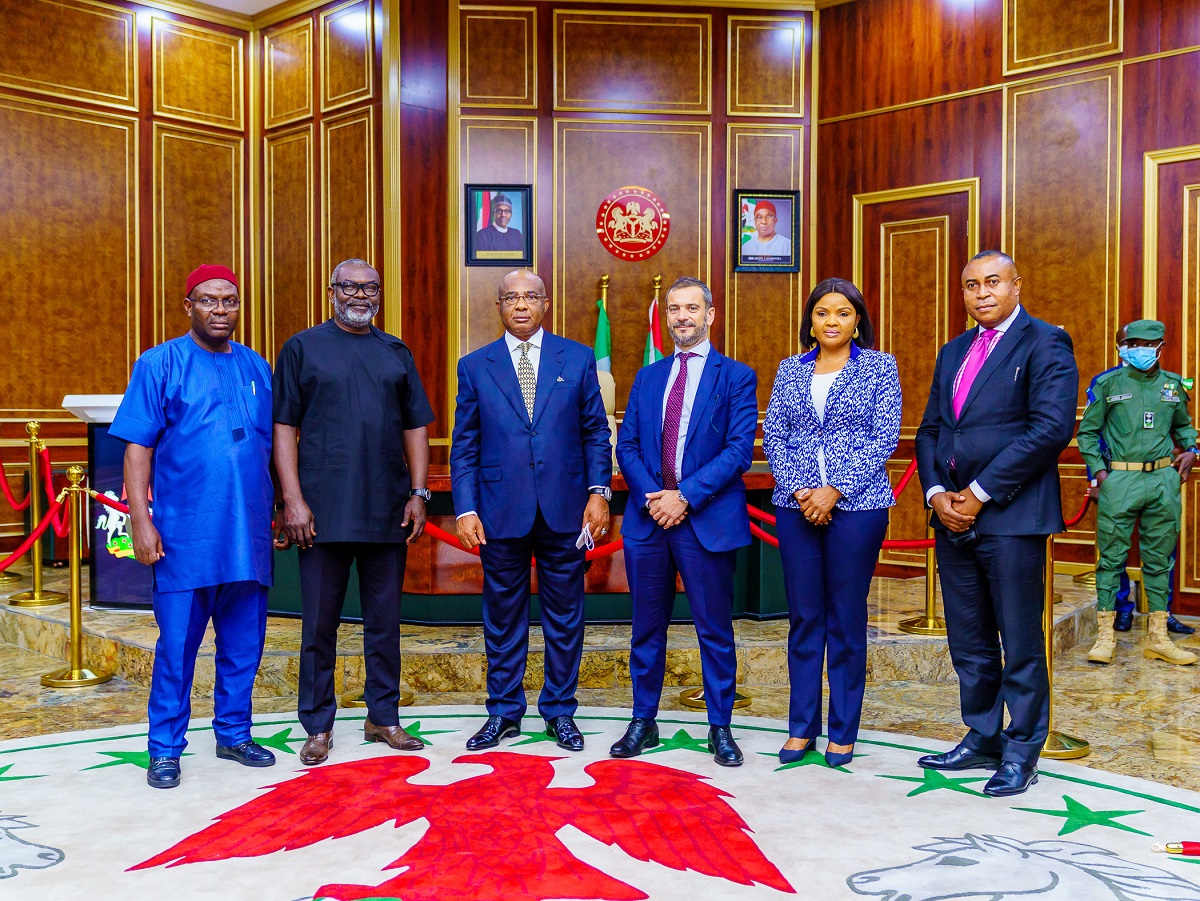 120522 Courtesy call by General Manager District, Nigerian Agip Oil