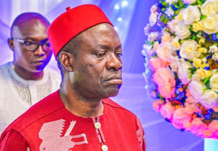 Onitsha market fire: Soludo’s caterpillars on standby to evacuate debris