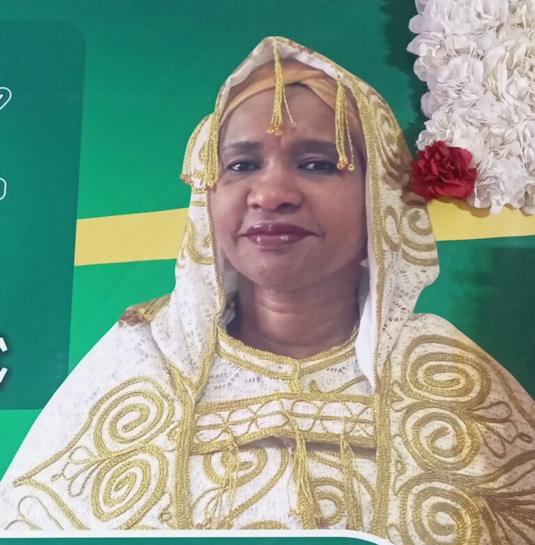 Wife of late Abba Kyari, turbans First Gimbiya of Jamaare Emirate