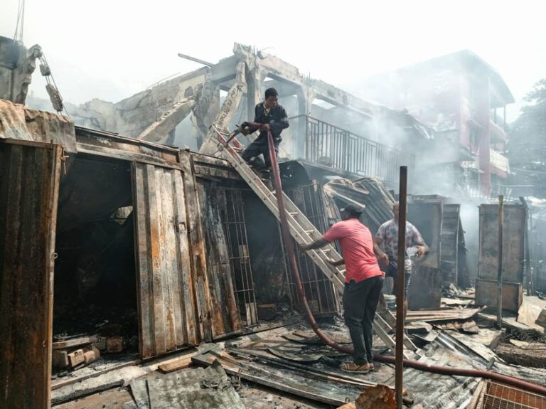 Kano street fire incident behind Onitsha main market: Soludo calls for immediate emergency training, canvasses insurance for traders