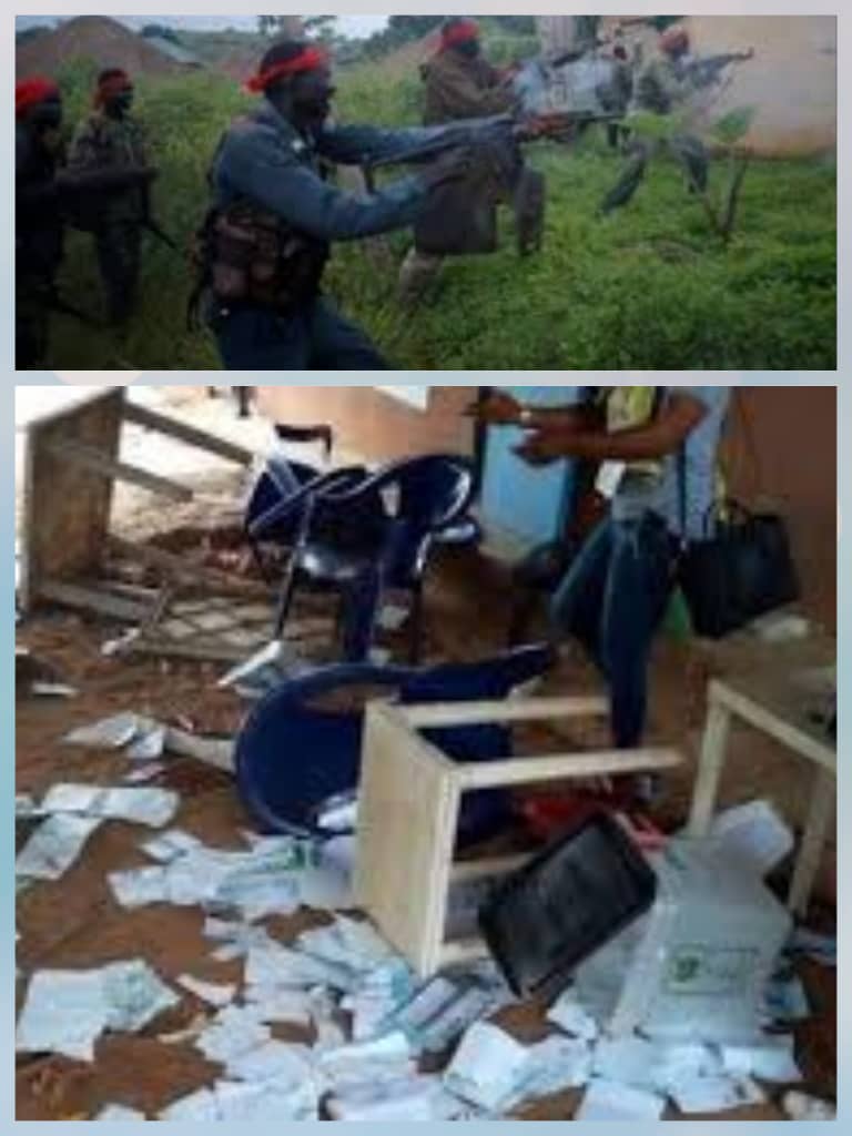 Breaking! Gunmen Invade Anambra Polling Units, Cart Away Election Materials, Motorcycles