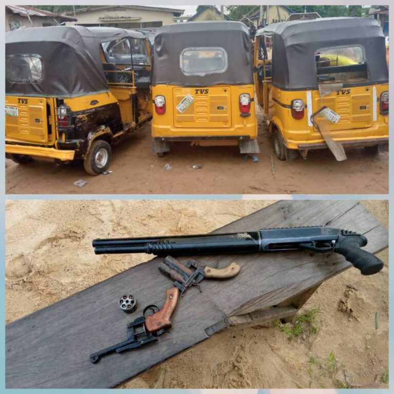 Police Recover Guns, Tricycles, Others from Another Criminal Gang in Anambra