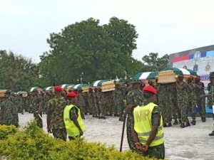 Military personnel killed in action laid to rest in Abuja