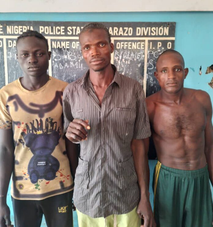 Police Arrest Three Suspects, For Killing A Policeman