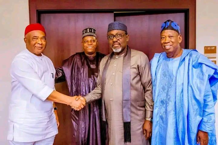 Gov Uzodimma, Okorocha Meet Tinubu In Aso Rock
