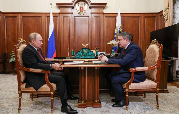 Putin holds meeting with Luhansk People’s Republic’s acting head, Pasechnik