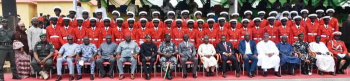Chukkol Charges 332 Newly- Graduated Cadets Against Corruption and Indiscipline 
