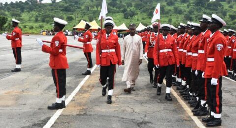 Chukkol Charges 332 Newly- Graduated Cadets Against Corruption and Indiscipline 