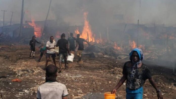 Imo: One Killed, Buildings Razed As Security Agents, Bandits Battle For Supremacy
