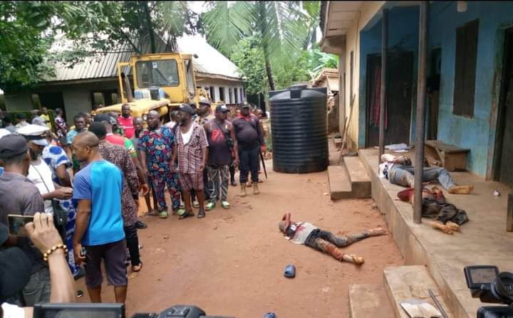 Tragic! Building Under Construction Collapses in Anambra, Traps Man, His Sons, One Other