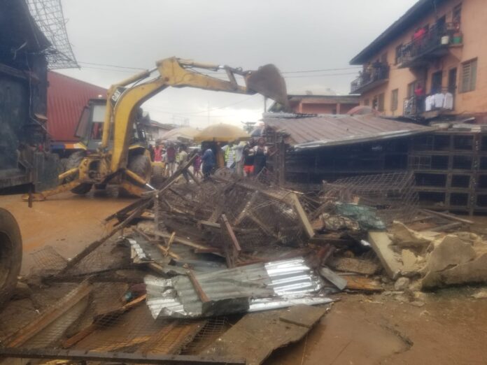 150 Illegal Livestock Shops Demolished In Onitsha For Failing To Relocate