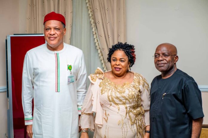 Patience Jonathan, Former First Lady, Visits Gov Otti, Says Abia Clean, No Longer Smelling