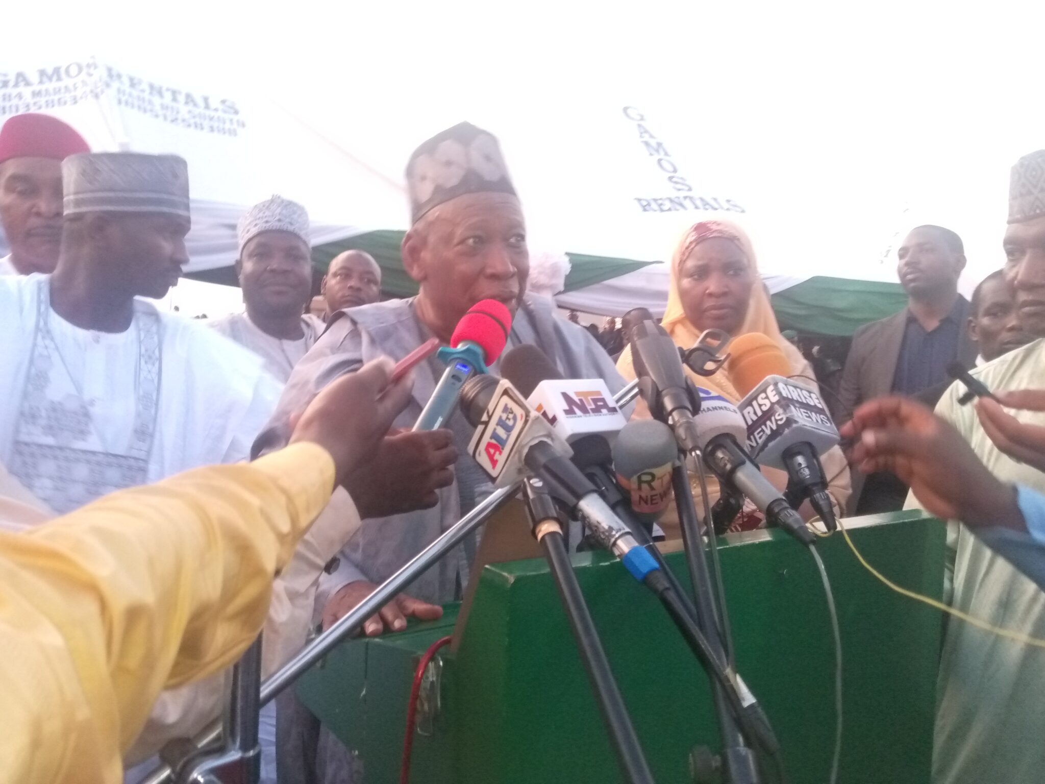 Ganduje inaugurates road projects, distributes relief materials to flood victims in Sokoto