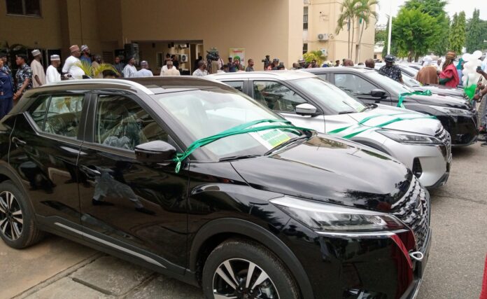 Wike presents vehicles to 3rd class chiefs in FCT, promises improved welfare