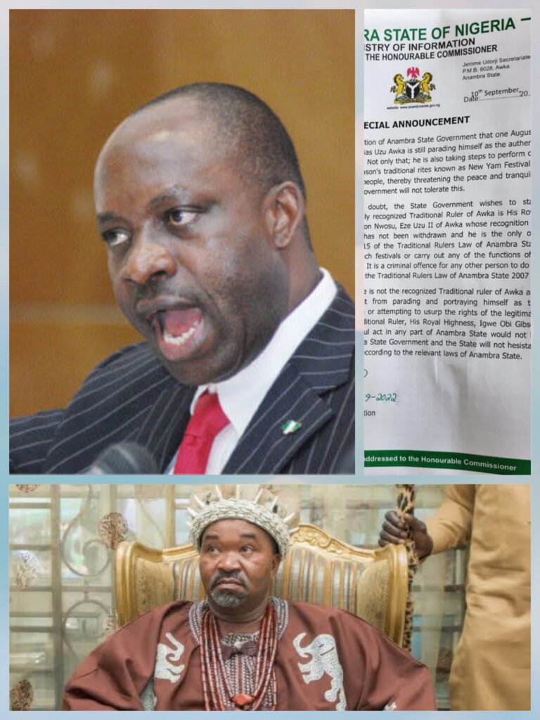 Awka Igweship Tussle and Soludo’s Repeated Warning to Uzu Awka: What Has Happened One Year After?