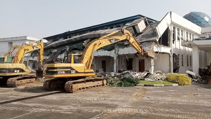 Group condemns demolition of Rivers House of Assembly