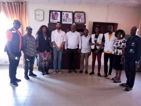 Ebonyi Comm for Environment, Hon. Chukwu Victor and Health Specialists during the Advocacy Visit