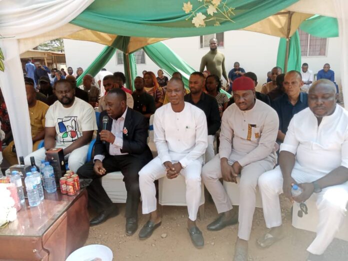 Ebonyi Council Boss, Barr. Uburu, New Coordinator, Nwodom and other dignitaries