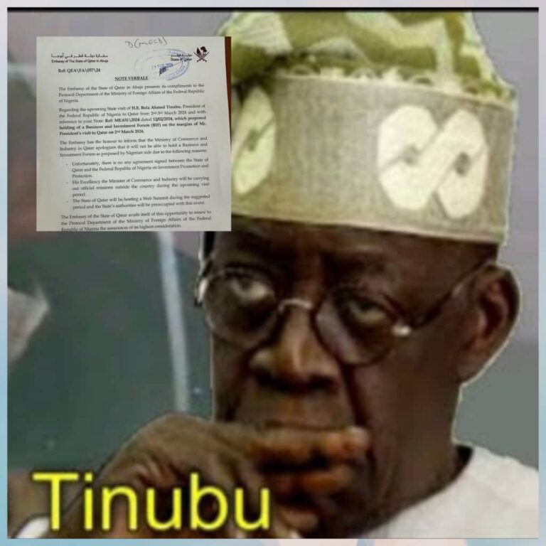 Sorry, We Will Not Have Your Time Sir — Qatari Govt Turns Down Tinubu’s Request to Hold Economic Roundtable with Them