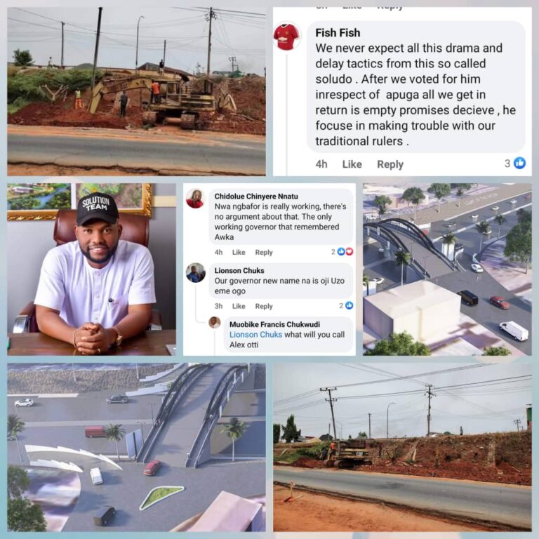 Mixed Reactions As Soludo Begins Construction of Another Bridge in Awka, ACTDA Boss Clears the Air