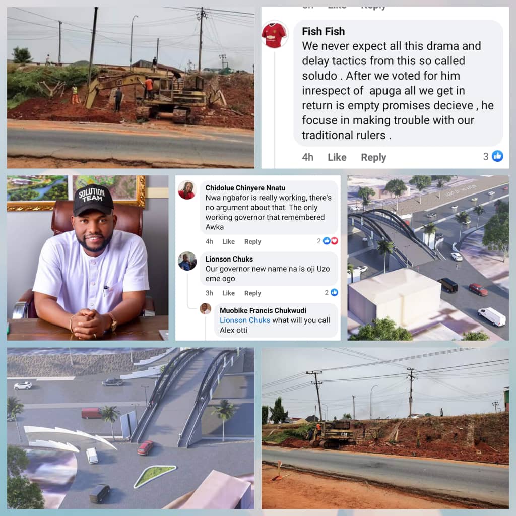 Mixed Reactions As Soludo Begins Construction of Another Bridge in Awka ...