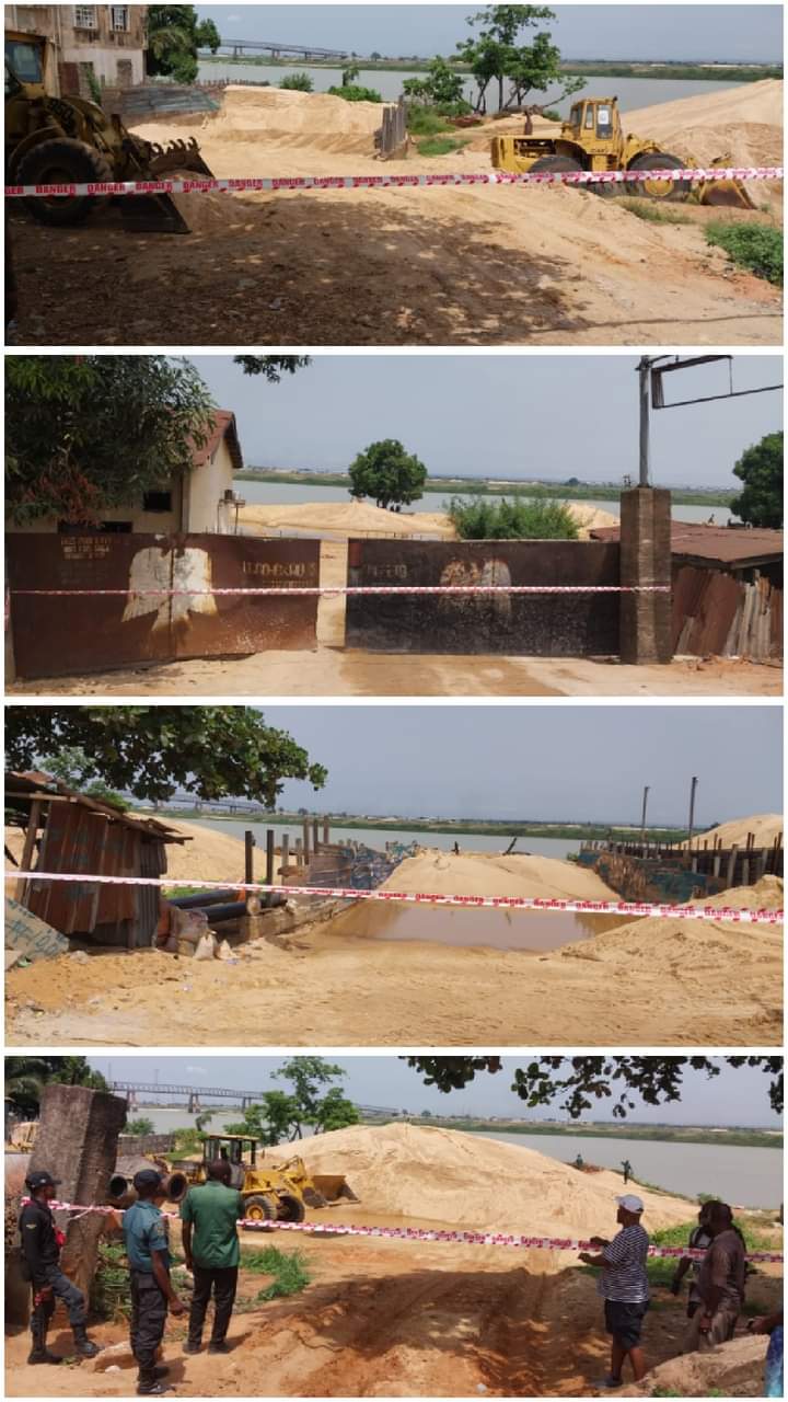 Soludo, FG Flex Muscle Over Control of Activities at Onitsha Sand Beach