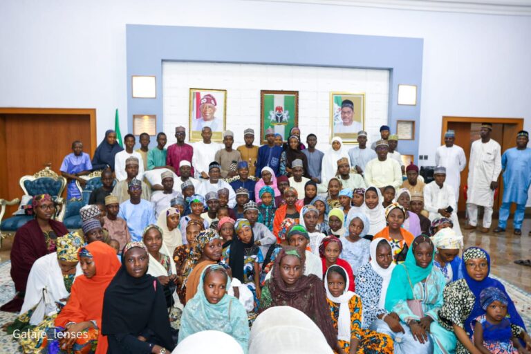Gov Bala Mohammed receives families children, grand children on Sallah homage