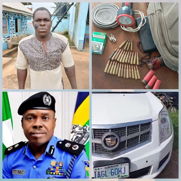 Police Arrest Notorious Cultist Receiving Treatment for Bullet Wounds in Anambra, Recover Vehicle, Charms, Bullets, Others