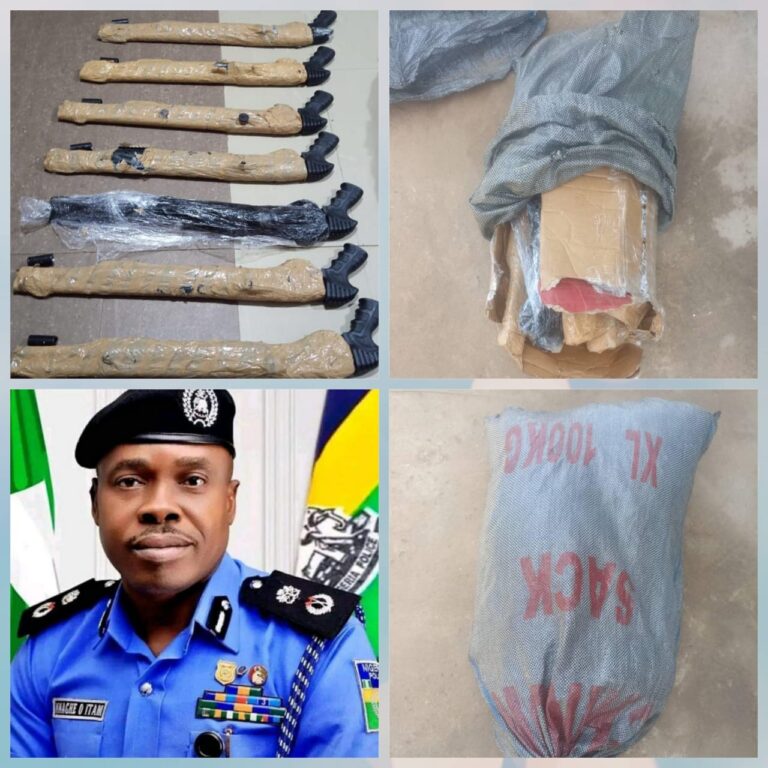 In Anambra, Police Win Again, As Man Abandons Full Bag of Guns Imported to Enforce Sit-at-home, Flees