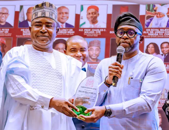 NNPC Chief, Kyari, Wins Champion Newspapers' Most Outstanding Energy Icon Award