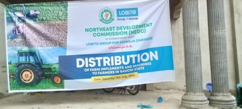 NEDC , Group distributes 256 farm implements to farmers