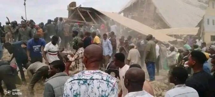 School Collapses On Students Writing Exams In Jos