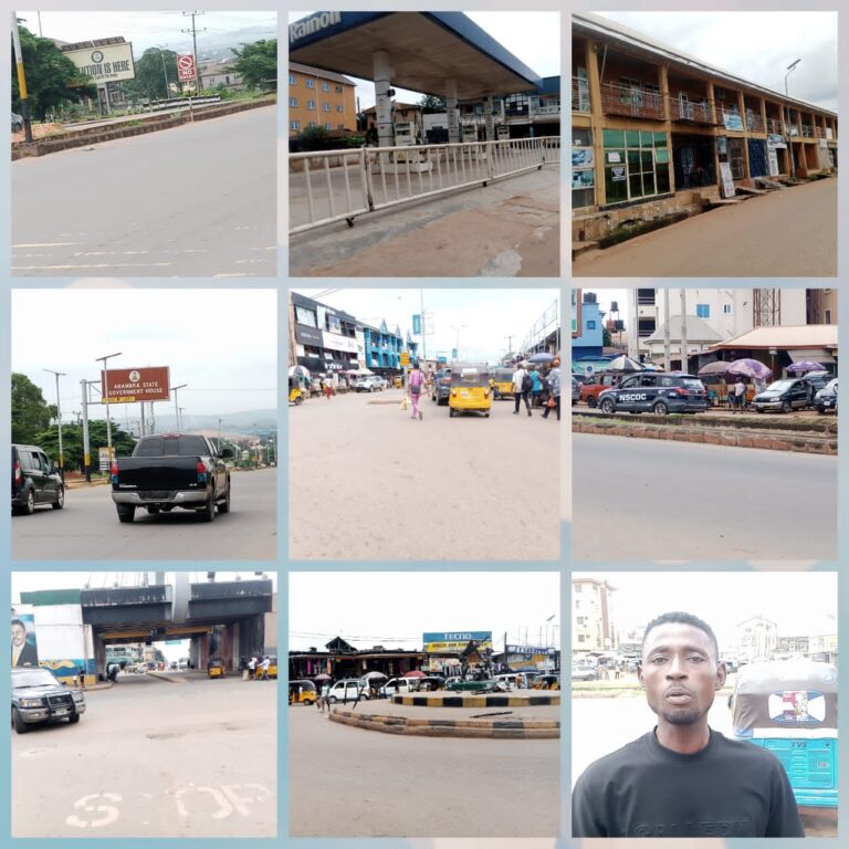 Hunger Protest: Awka in Pictures and Video Today