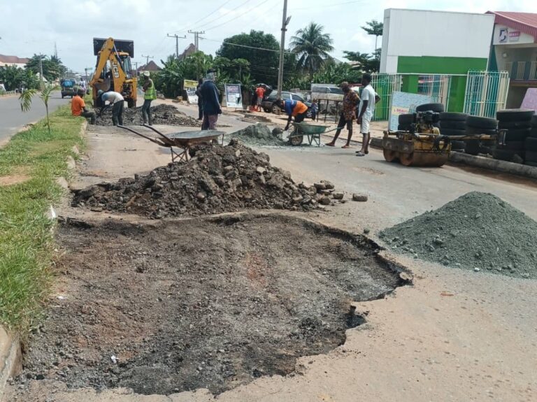 Encomiums for Soludo, As ACTDA Begins Rehabilitation of Esther Obiakor Road in Awka